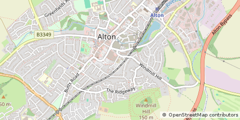 Map of Alton, Hampshire
