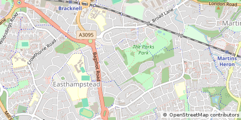 Map of Bracknell