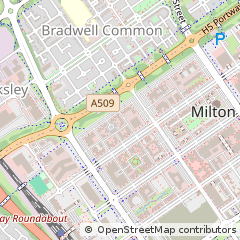 Map of Milton Keynes
