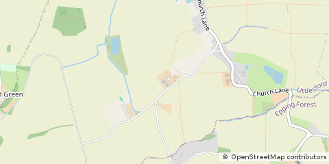 Map of Dunmow, Essex