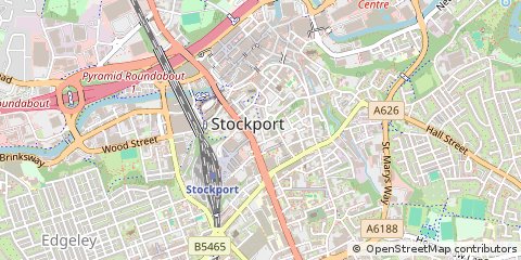 Map of Stockport