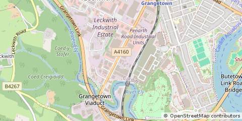 Map of Cardiff