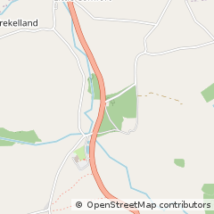 Map of Launceston, Cornwall