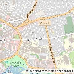 Map of Northampton