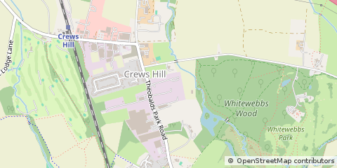 Map of Enfield