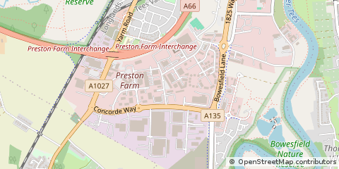 Map of Stockton-on-Tees