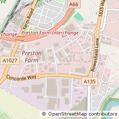 Map of Stockton-on-Tees