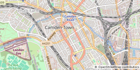 Map of 33A Pratt Street, London