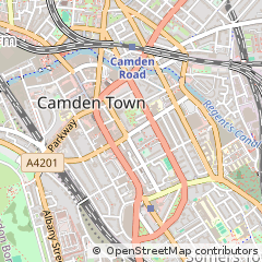 Map of 33A Pratt Street, London