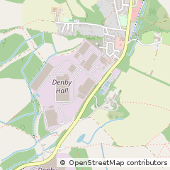 Map of Denby, Derbyshire