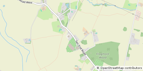 Map of Kenilworth, Warwickshire