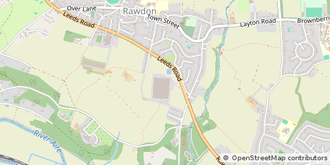 Map of Rawdon, Leeds
