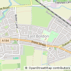 Map of East Boldon