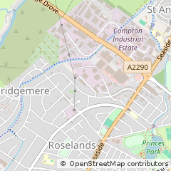 Map of Eastbourne