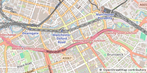 Map of Manchester