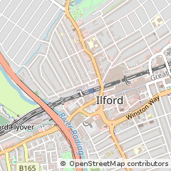 Map of Ilford, Essex