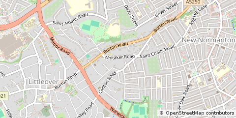Map of Derby
