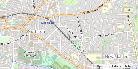 Map of Kingston Upon Thames