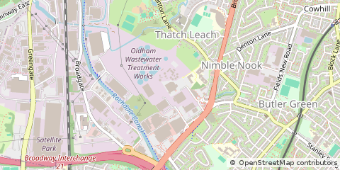 Map of Oldham