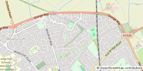 Map of Beverley, East Yorkshire