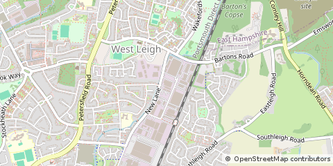 Map of Havant, Hampshire