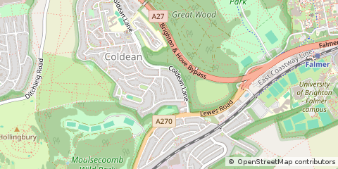Map of Brighton