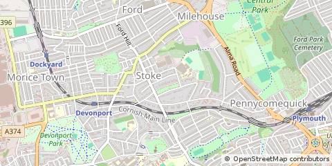 Map of Plymouth