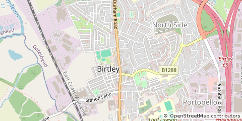 Map of Chester LE Street