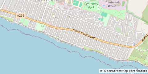 Map of Peacehaven