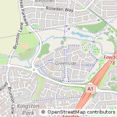 Map of Newcastle Upon Tyne