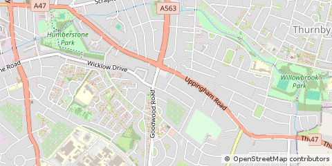 Map of Leicester