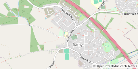Map of Leicester, Leicestershire