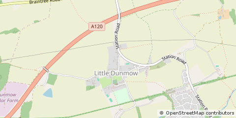 Map of Dunmow