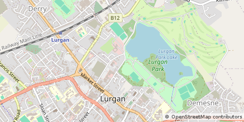 Map of Lurgan, Co Armagh
