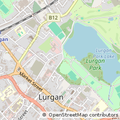 Map of Lurgan, Co Armagh