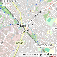 Map of Eastleigh, Hampshire