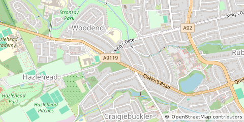 Map of Aberdeen