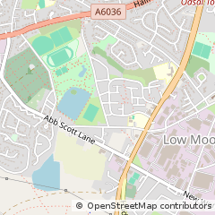Map of Bradford, West Yorkshire
