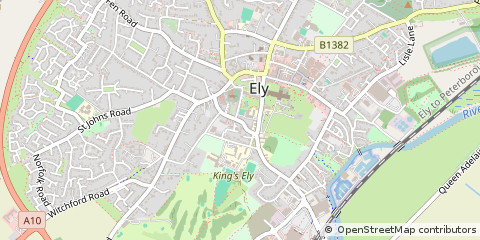 Map of ELY, Cambridgeshire