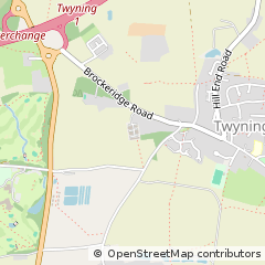 Map of Tewkesbury, Gloucestershire