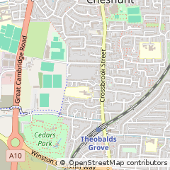 Map of Cheshunt