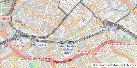 Map of Manchester