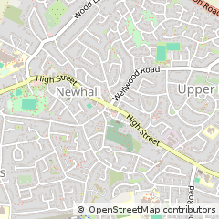 Map of Swadlincote, Tipton