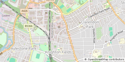 Map of Leicester