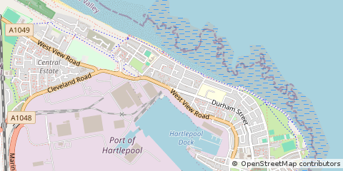 Map of Hartlepool