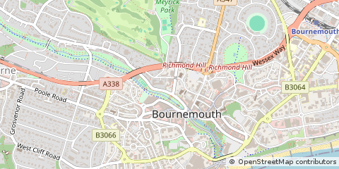 Map of Bournemouth