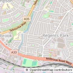 Map of Southampton, Hampshire