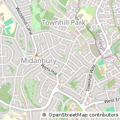 Map of Southampton, Hampshire