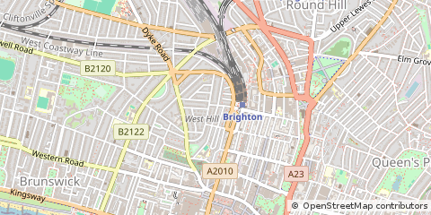 Map of Brighton