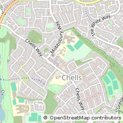 Map of Stevenage, Herts